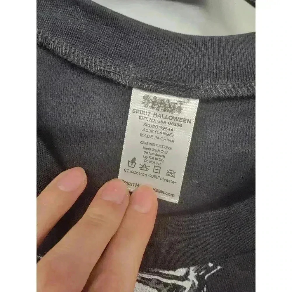 Skeleton Long Sleeve T-Shirt Large - Picture 3 of 3